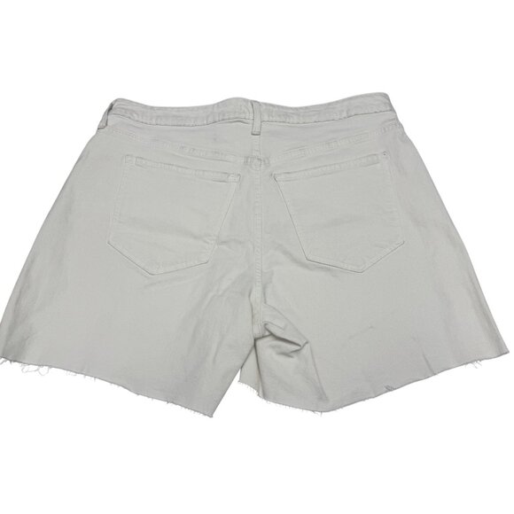 NEW Madewell The Curvy Perfect Jean Shorts Womens Mid Length Cut Off, Size 14W - Picture 2 of 9